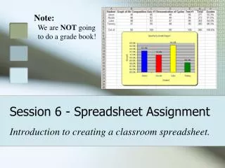 Session 6 - Spreadsheet Assignment