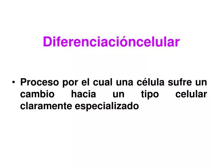 diferenciaci ncelular