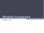 Rehoboth Incorporated - slide 1