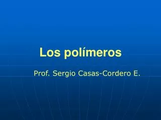 los pol meros
