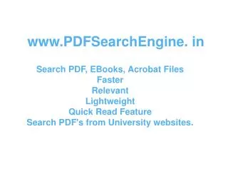 PDFSearchEngine. in