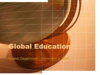 Global Education