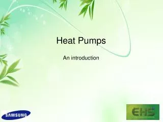 Heat Pumps An introduction