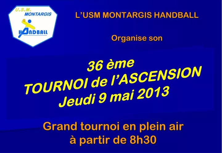 grand tournoi en plein air partir de 8h30