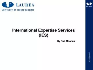 International Expertise Services (IES)
