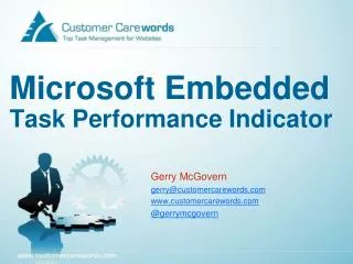 Microsoft Embedded Task Performance Indicator