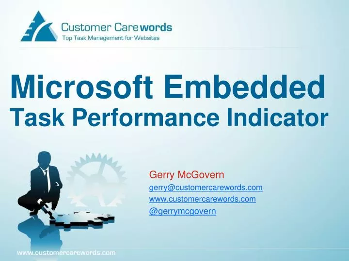 microsoft embedded task performance indicator