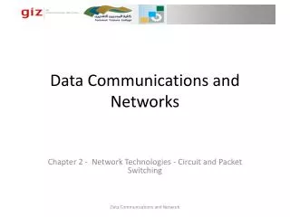 Data Communications and Networks