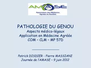 pathologie du genou aspects m dico l gaux application en m decine agr e com clm mp 57d