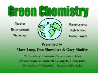 Green Chemistry