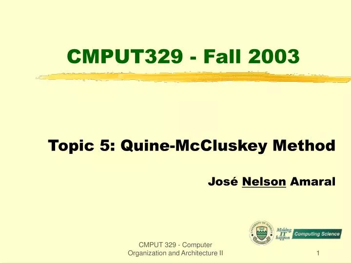 cmput329 fall 2003