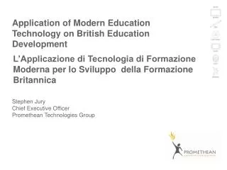 Application of Modern Education Technology on British Education Development