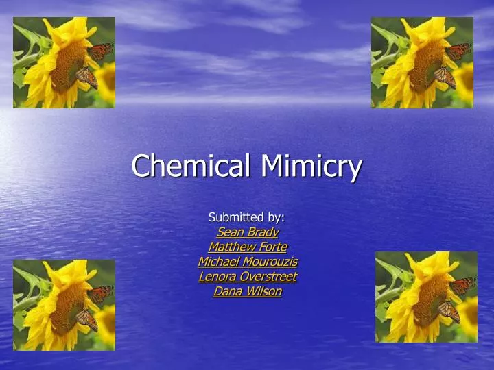 chemical mimicry