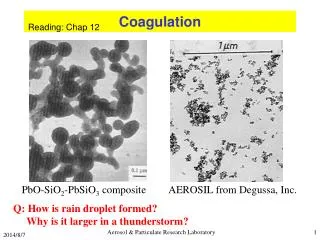 Coagulation