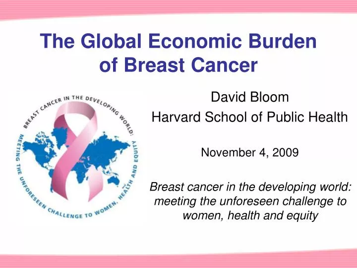 the global economic burden of breast cancer