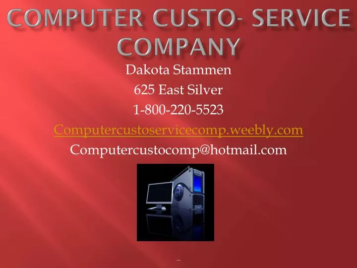 computer custo service company
