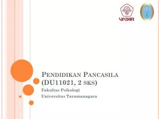 pendidikan pancasila du11021 2 sks
