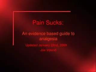 Pain Sucks: