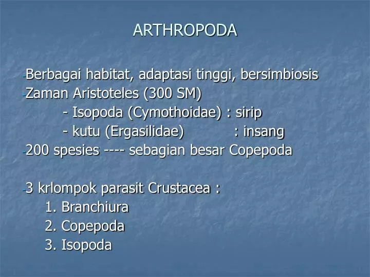arthropoda