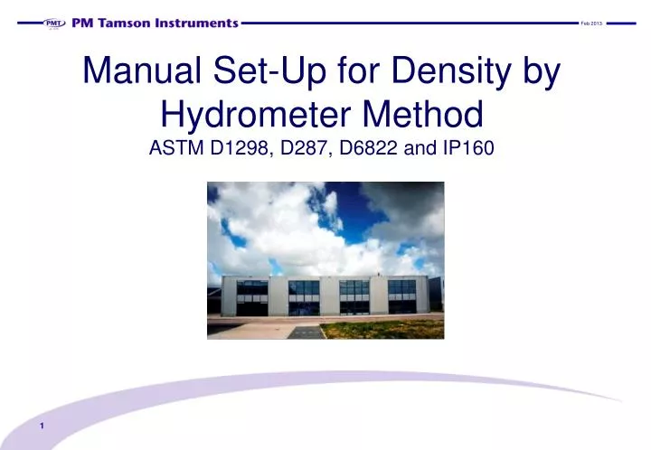 manual set up for density by hydrometer method astm d1298 d287 d6822 and ip160