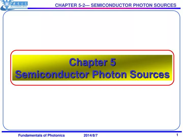 chapter 5 semiconductor photon sources