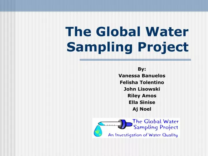 the global water sampling project