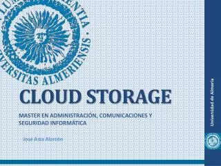cloud storage