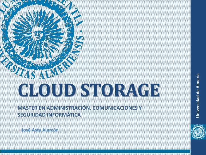 cloud storage