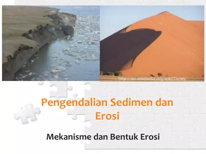 mekanisme dan bentuk erosi