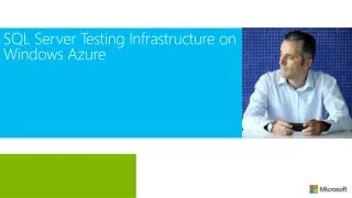 SQL Server Testing Infrastructure on Windows Azure