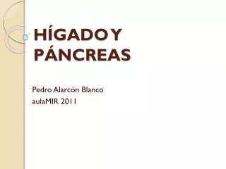 h gado y p ncreas