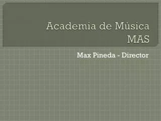 academia de m sica mas