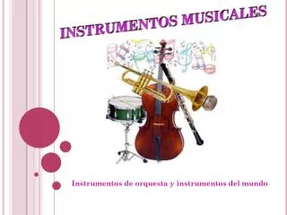 instrumentos musicales