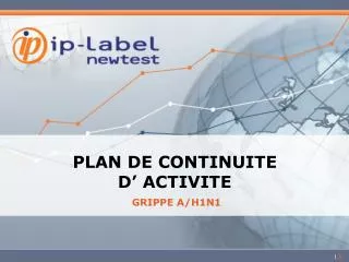 plan de continuite d activite