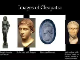 Images of Cleopatra
