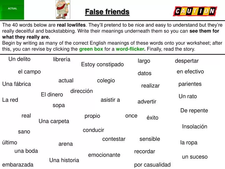 false friends