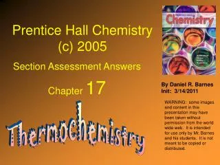 Prentice Hall Chemistry (c) 2005