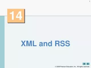 XML and RSS
