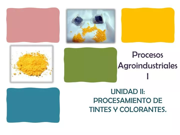 procesos agroindustriales i