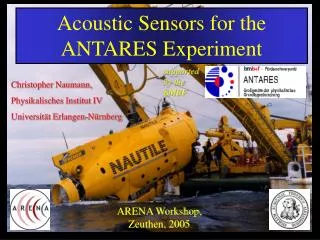 Acoustic Sensors for the ANTARES Experiment