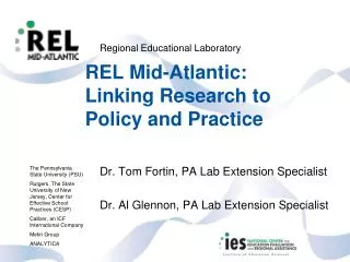 REL Mid-Atlantic: Linking Research to Policy and Practice