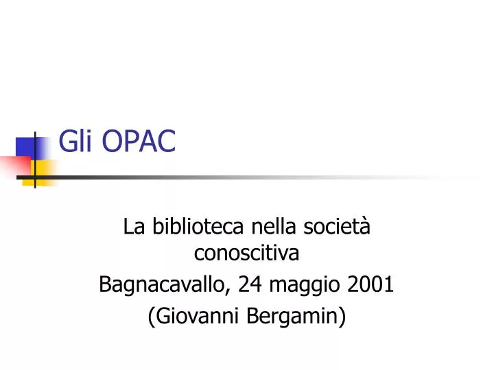 gli opac