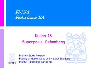 fi 1201 fisika dasar iia