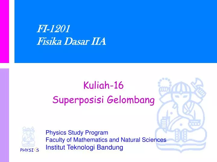 fi 1201 fisika dasar iia