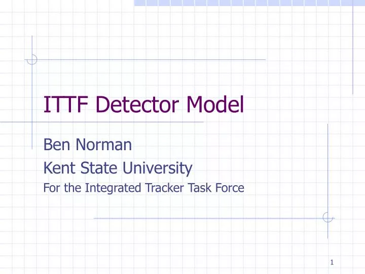 ittf detector model