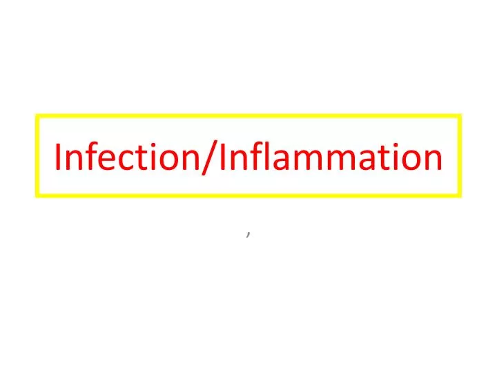infection inflammation