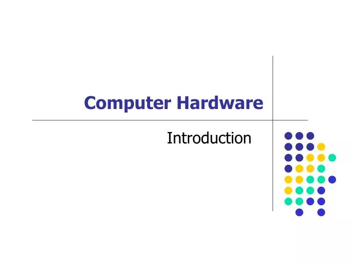 computer hardware