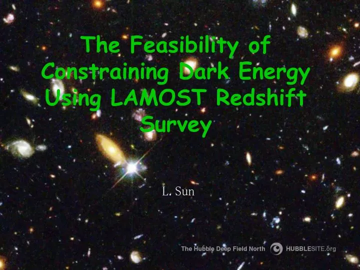 the feasibility of constraining dark energy using lamost redshift survey
