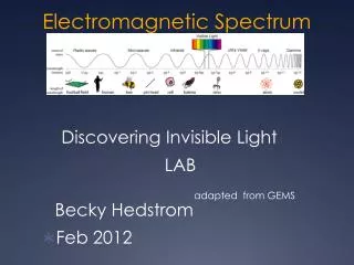 Electromagnetic Spectrum