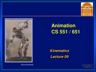 Animation CS 551 / 651